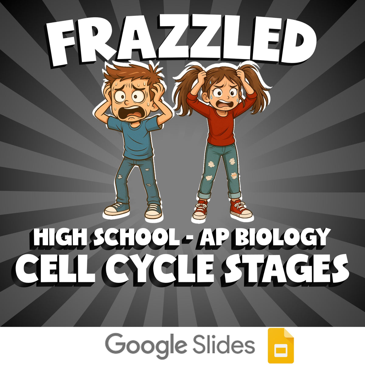 Cell Cycle Stages FRAZZLED Science Game - No Prep AP Biology Review Activity