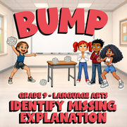 Identify Missing Explanation BUMP ELA Game - No Prep Grade 9 Review Activity