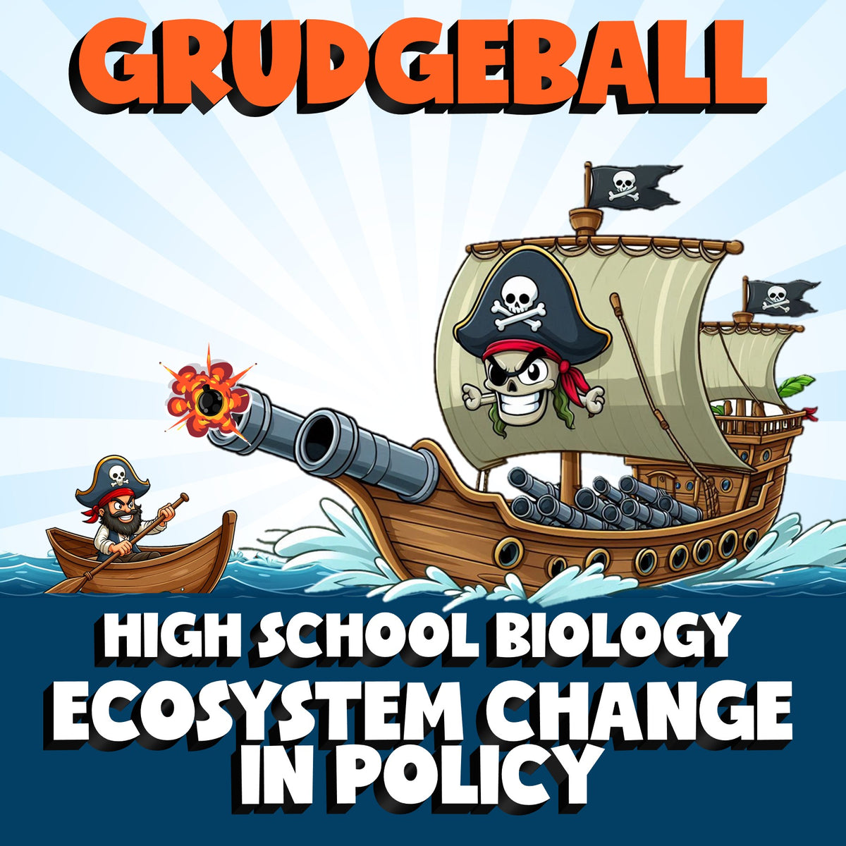 Ecosystem Change in Policy GRUDGEBALL Science Game - No Prep Biology Review