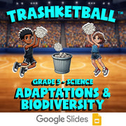 Adaptations & Biodiversity TRASHKETBALL Science Game - No Prep Grade 5 Review
