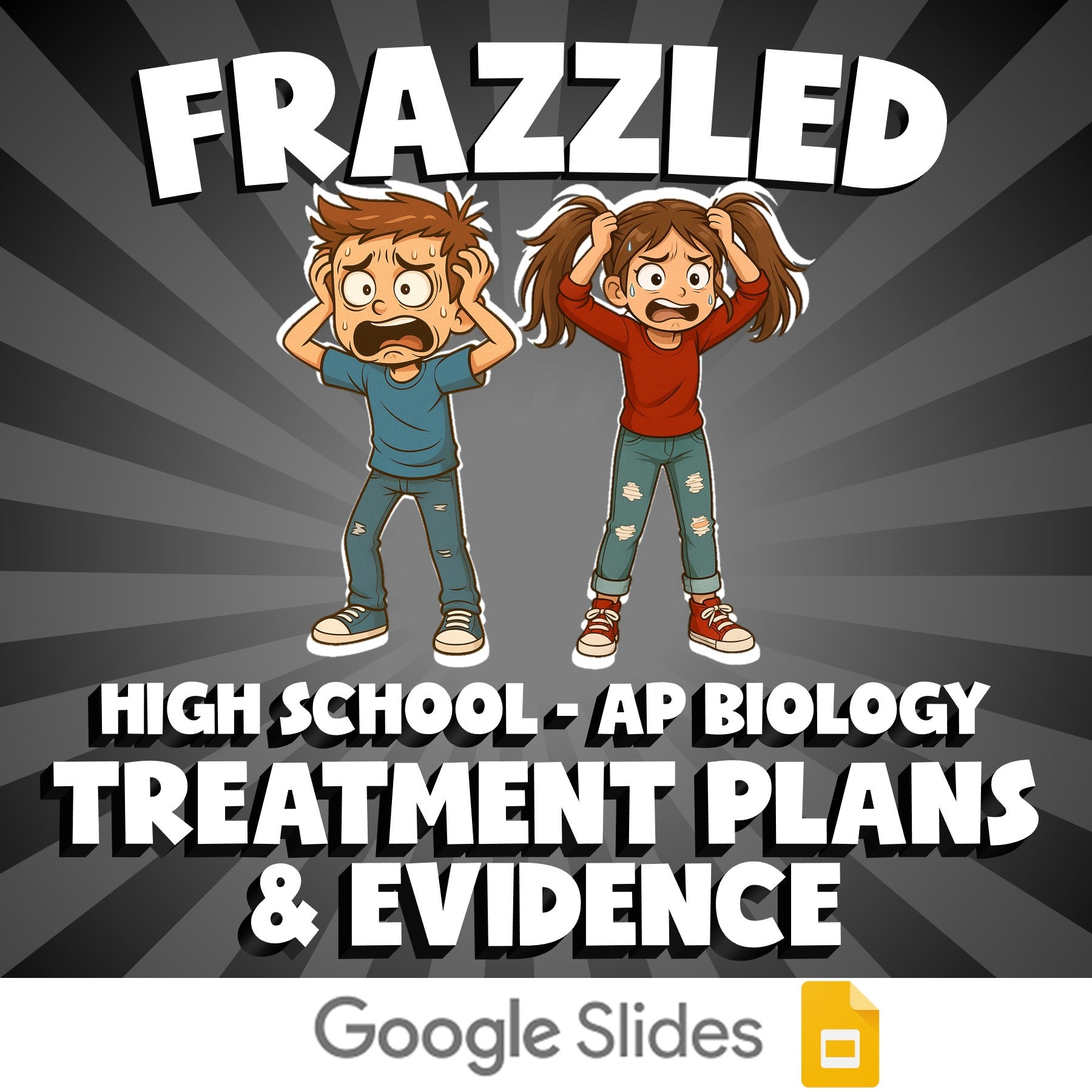 Treatment Plans & Evidence FRAZZLED Science Game - No Prep AP Biology Review