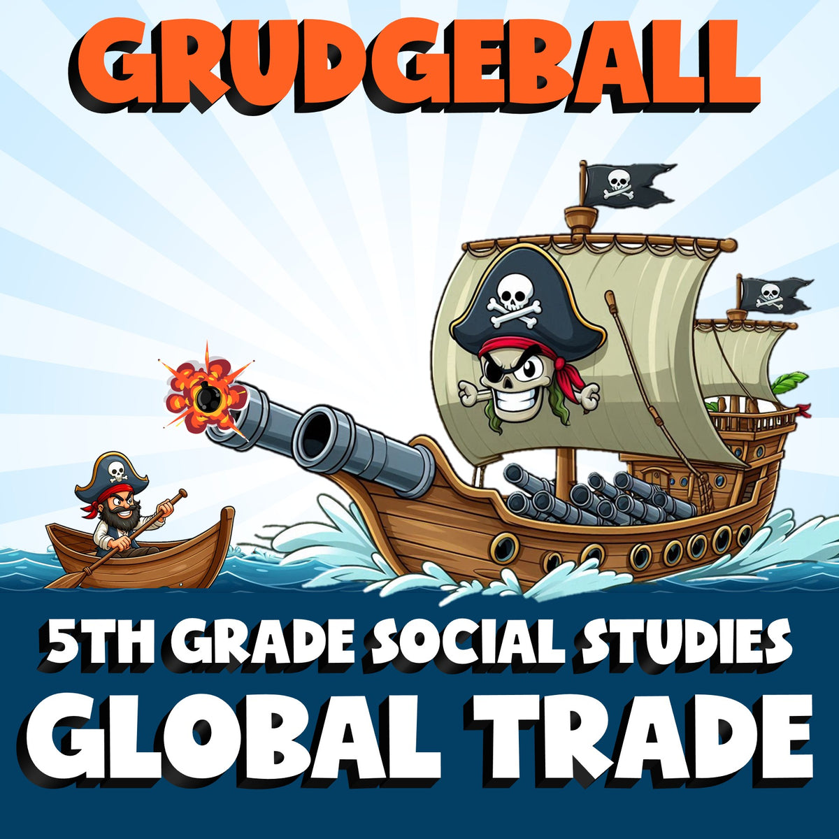 Global Trade GRUDGEBALL Socials Game - No Prep Grade 5 Review Activity