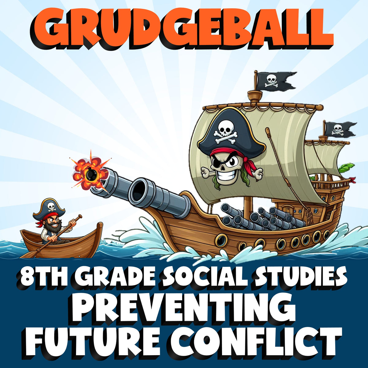 Preventing Future Conflict GRUDGEBALL Socials Game - No Prep Grade 8 Review