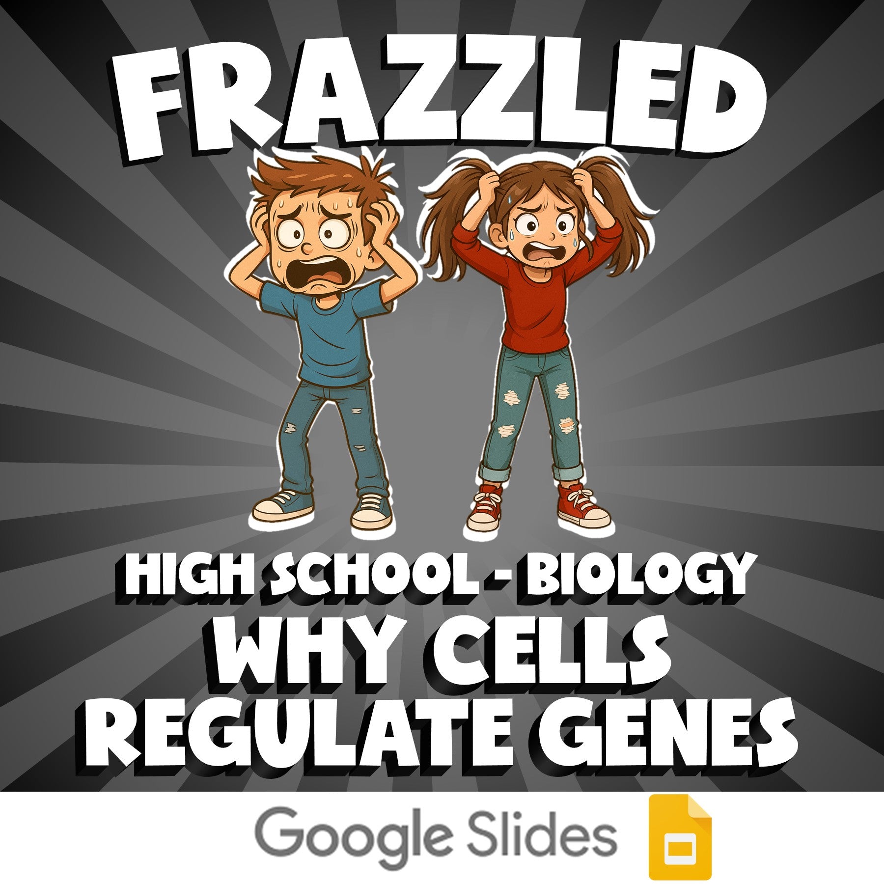 Why Cells Regulate Genes FRAZZLED Science Game - No Prep Biology Review Activity
