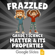 Matter & Its Properties FRAZZLED Science Game - No Prep Grade 7 Review Activity