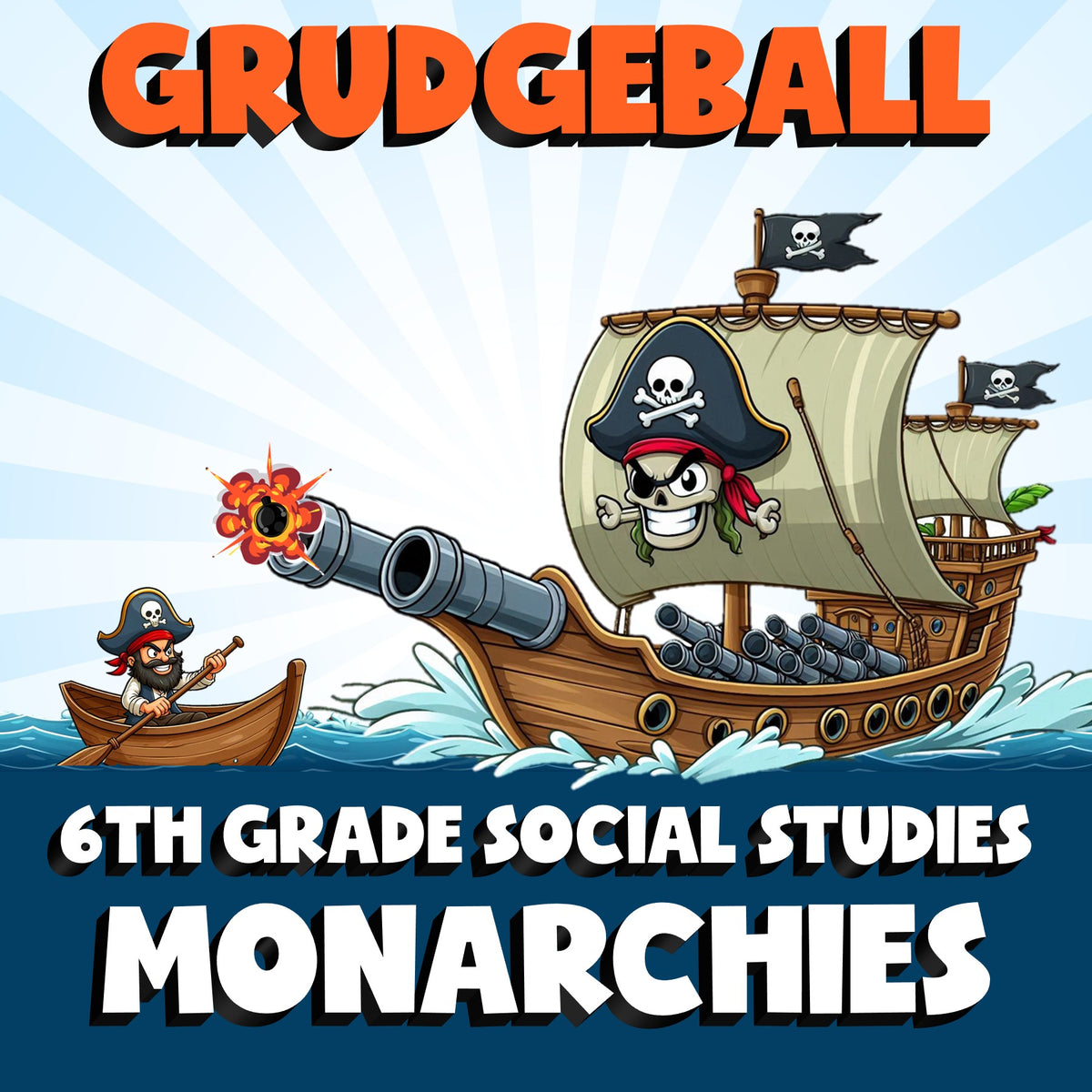 Monarchies GRUDGEBALL Socials Game - No Prep Grade 6 Review Activity