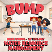 Water Resource Management BUMP Science Game - No Prep AP Biology Review Activity