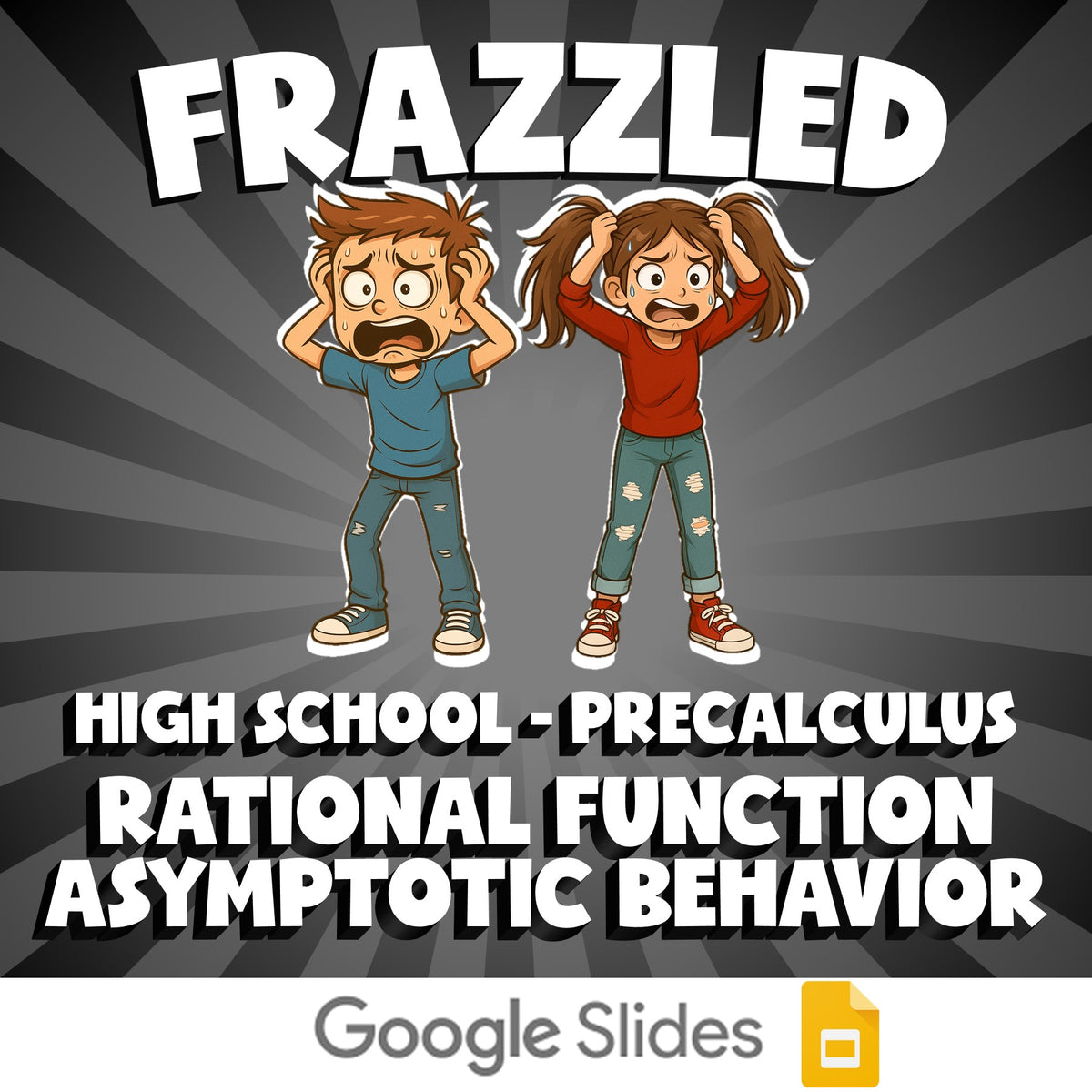 Rational Function Asymptotic Behavior FRAZZLED Math Game - No Prep PreCalculus