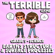 Earth’s Structure & Surface Processes THE TERRIBLE GAME - Grade 5 Science Review