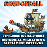 Historical Migration & Settlement Patterns GRUDGEBALL Socials Game - Grade 7