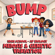 Meiosis & Genetic Variation BUMP Science Game - No Prep AP Biology Review