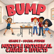 Multiple Historical Causes & Effects BUMP Socials Game - No Prep Grade 3 Review