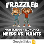 Needs vs. Wants FRAZZLED Economics Game - No Prep Review Activity