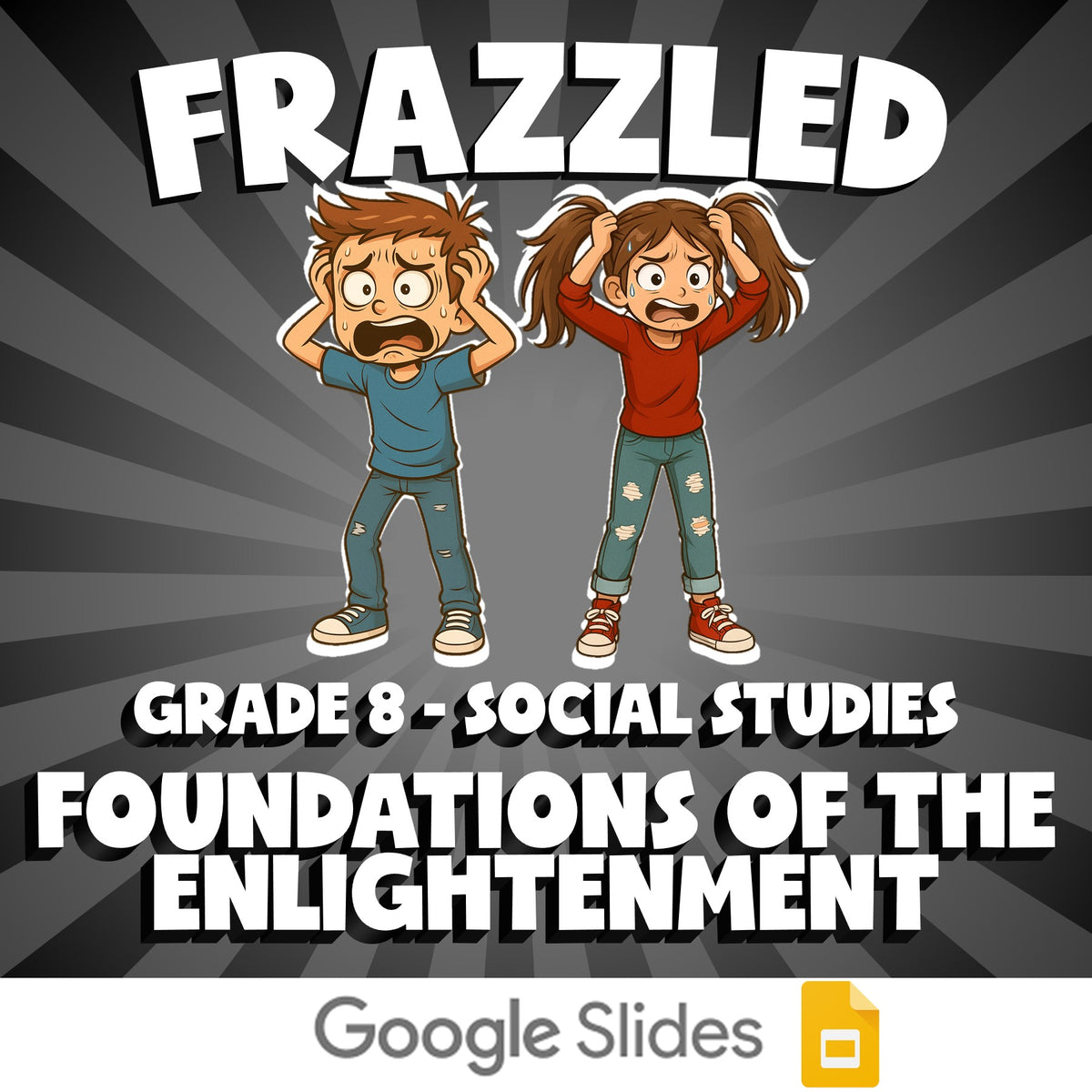 Foundations of the Enlightenment FRAZZLED Socials Game - No Prep Grade 8 Review