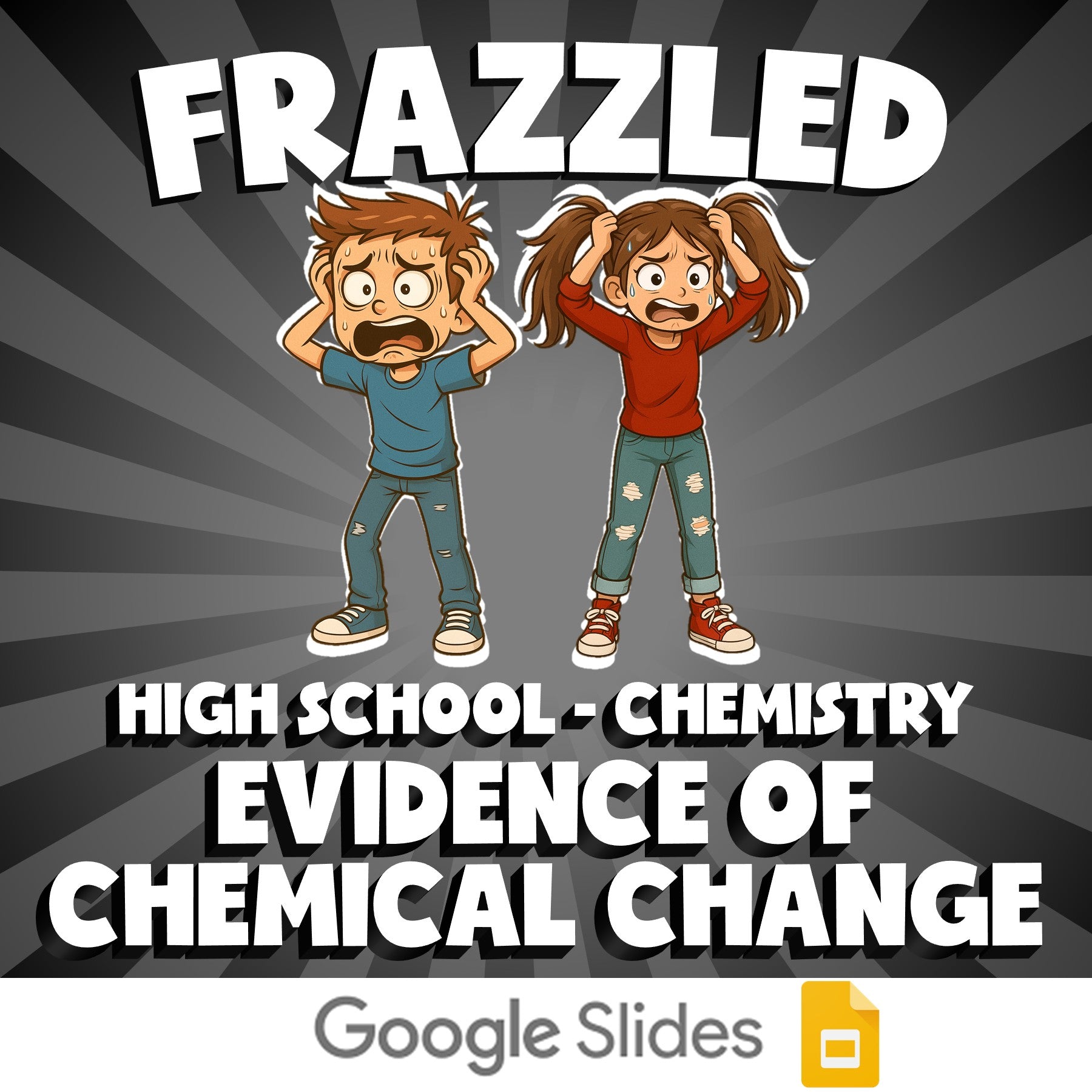 Evidence of Chemical Change FRAZZLED Science Game - No Prep Chemistry Review