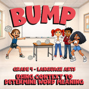 Using Context to Determine Word Meaning BUMP ELA Game - No Prep Grade 4 Review