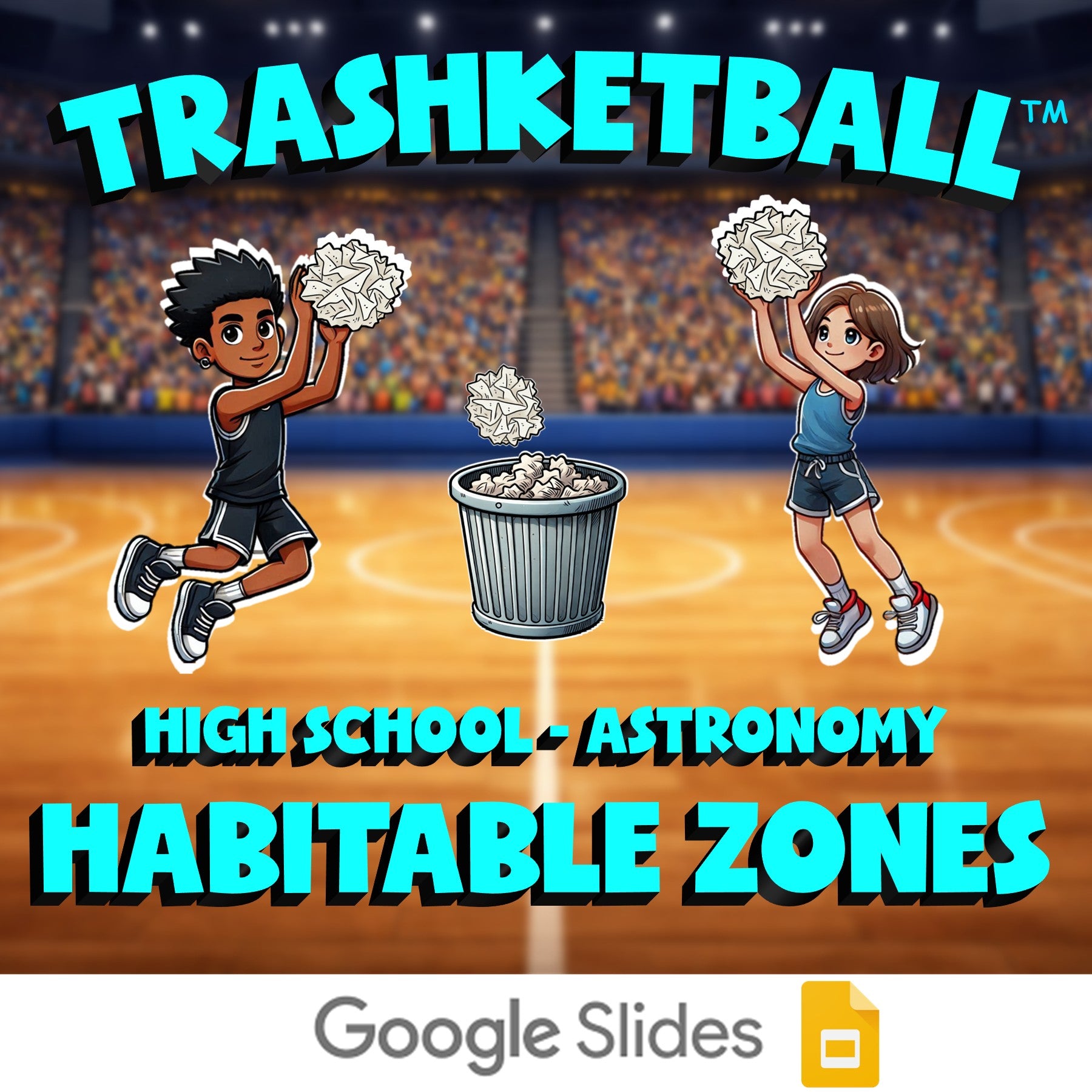 Habitable Zones TRASHKETBALL Science Game - No Prep Astronomy Review Activity