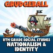 Nationalism & Identity GRUDGEBALL Socials Game - No Prep Grade 8 Review Activity