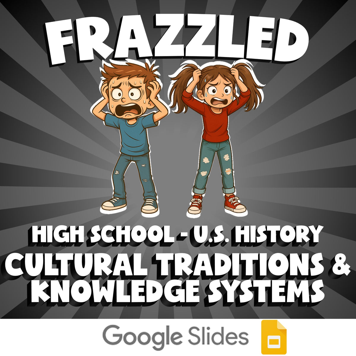 Cultural Traditions & Knowledge Systems FRAZZLED U.S. History Game - No Prep