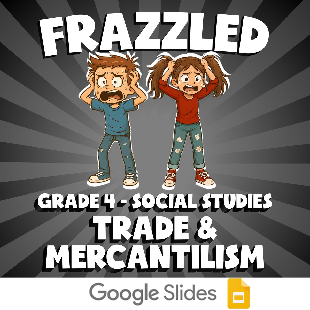 Trade & Mercantilism FRAZZLED Socials Game - No Prep Grade 4 Review Activity