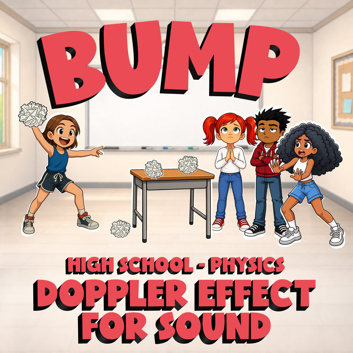 Doppler Effect for Sound BUMP Science Game - No Prep Physics Review Activity