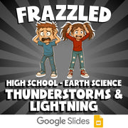 Thunderstorms & Lightning FRAZZLED Game - No Prep Earth Science Review Activity