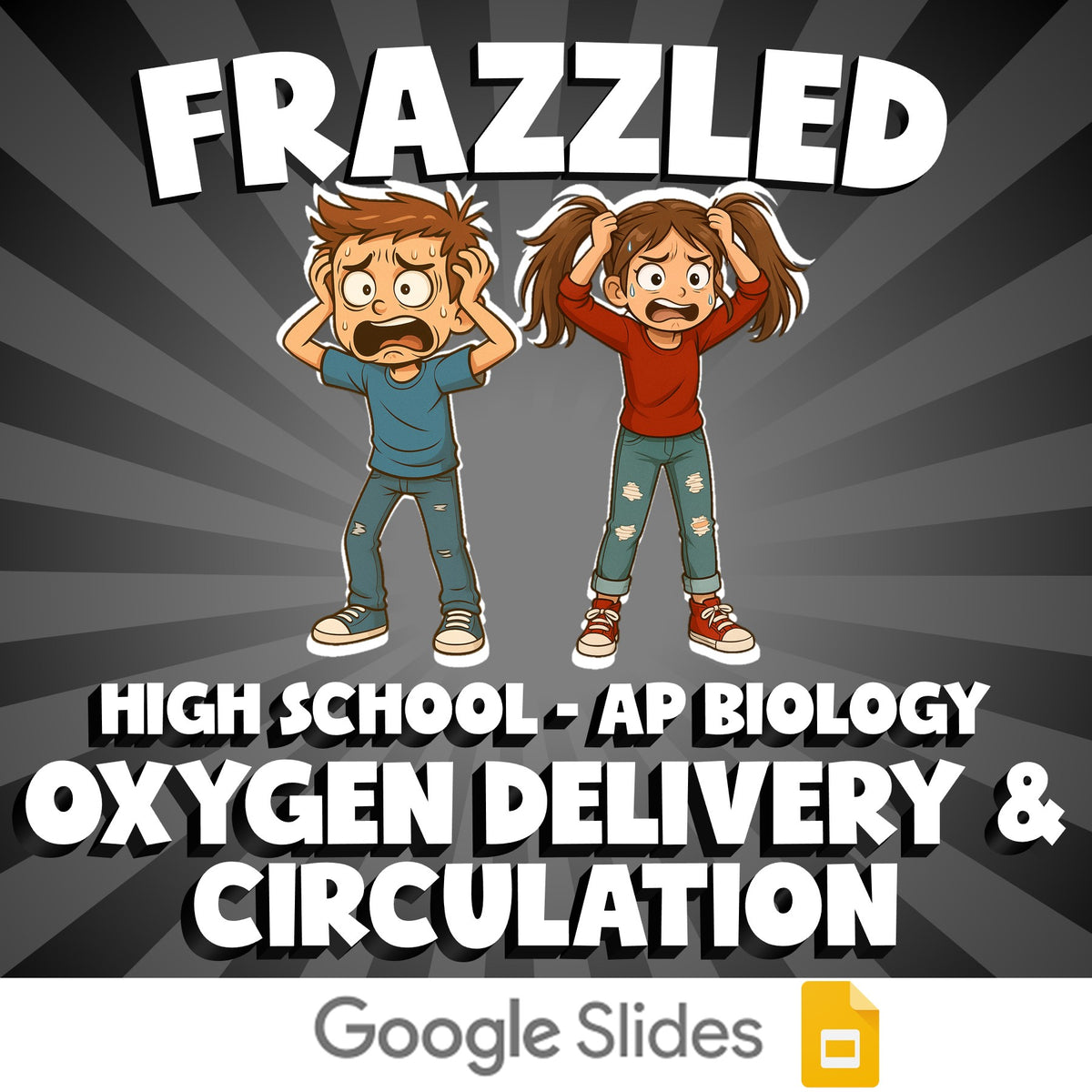 Oxygen Delivery & Circulation FRAZZLED Science Game - No Prep AP Biology Review