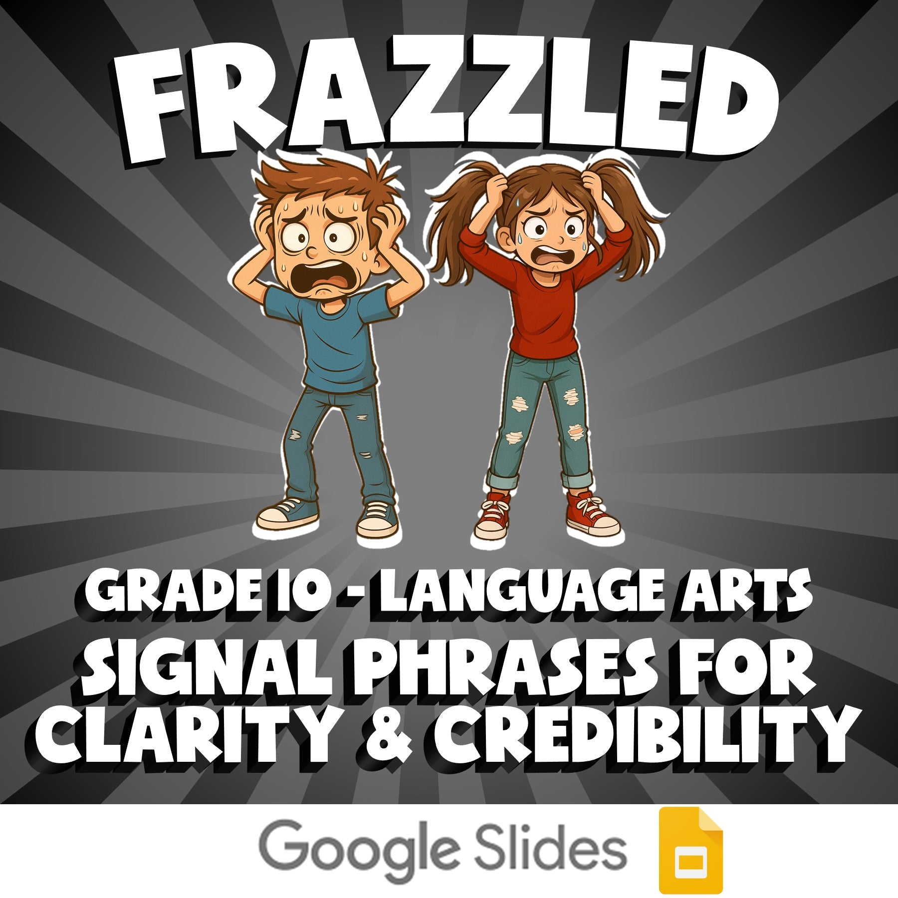 Signal Phrases for Clarity & Credibility FRAZZLED ELA Game - No Prep Grade 10