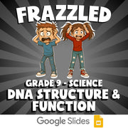 DNA Structure & Function FRAZZLED Science Game - No Prep Grade 9 Review Activity