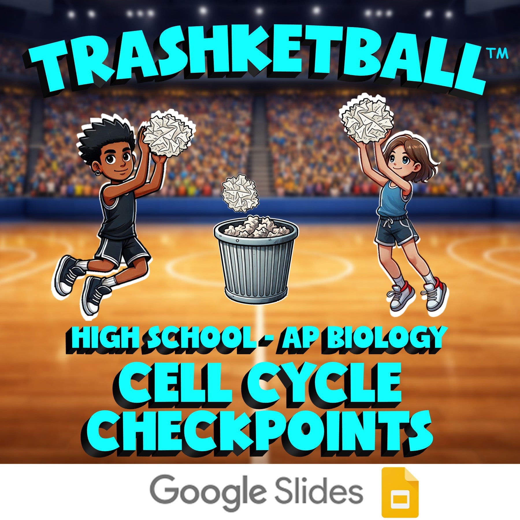 Cell Cycle Checkpoints TRASHKETBALL Science Game - No Prep AP Biology Review