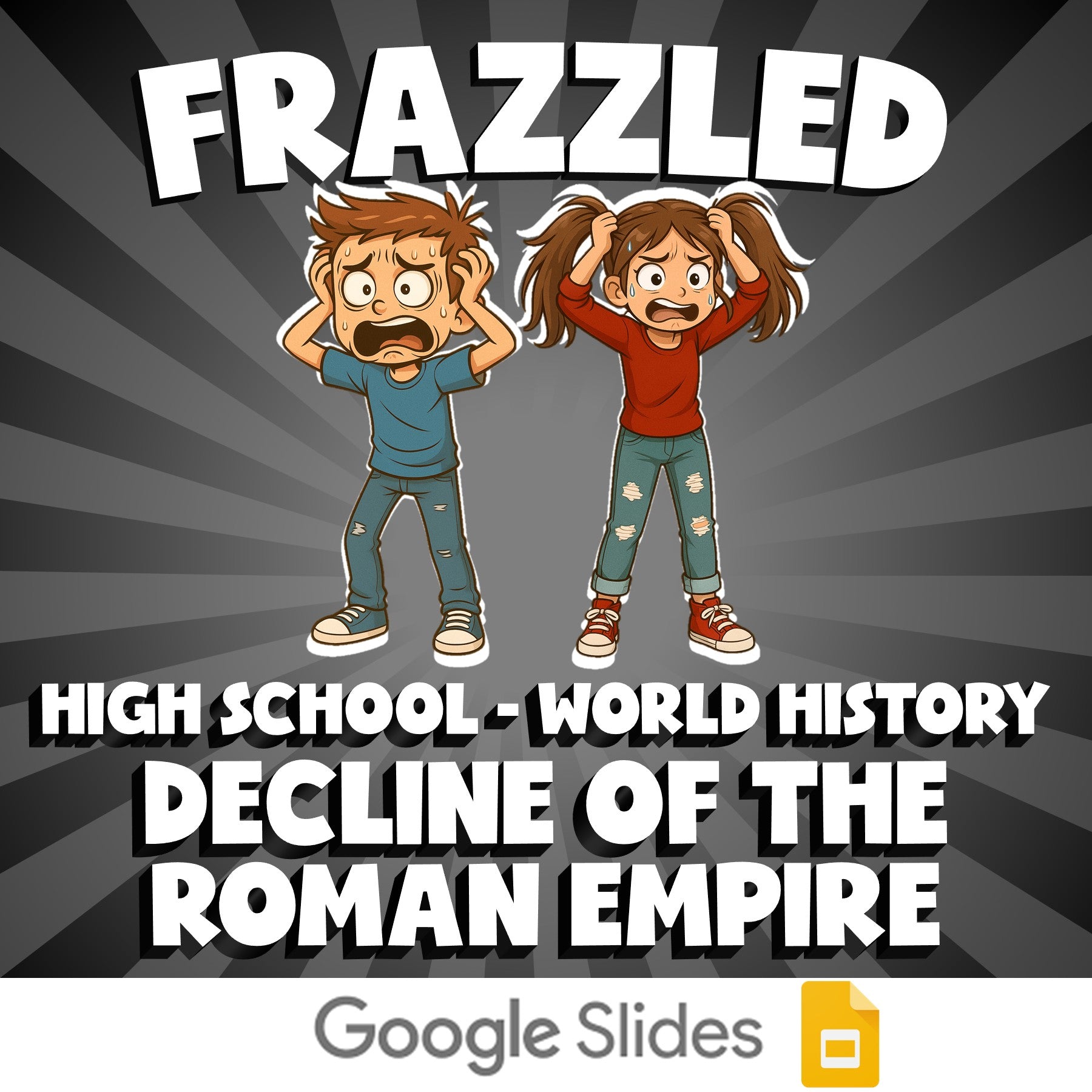 Decline of the Roman Empire FRAZZLED Game - No Prep World History Review