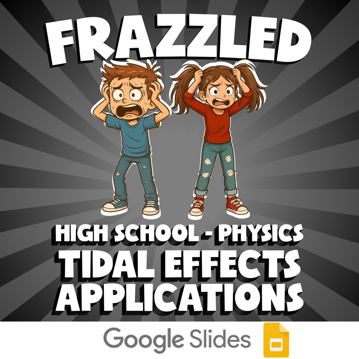Tidal Effects Applications FRAZZLED Science Game - No Prep Physics Review