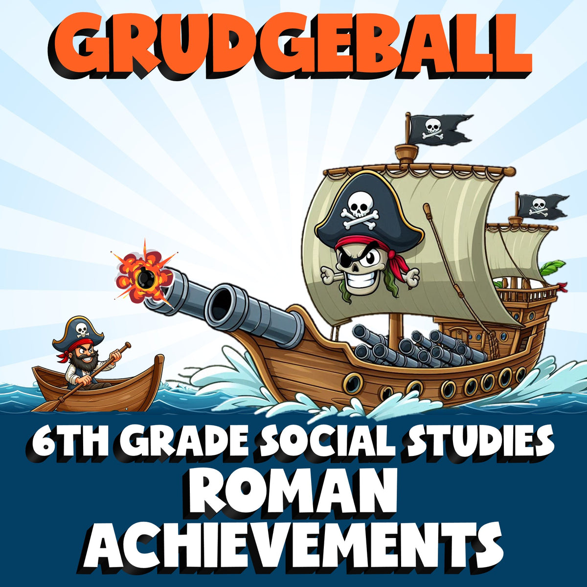 Roman Achievements GRUDGEBALL Socials Game - No Prep Grade 6 Review Activity