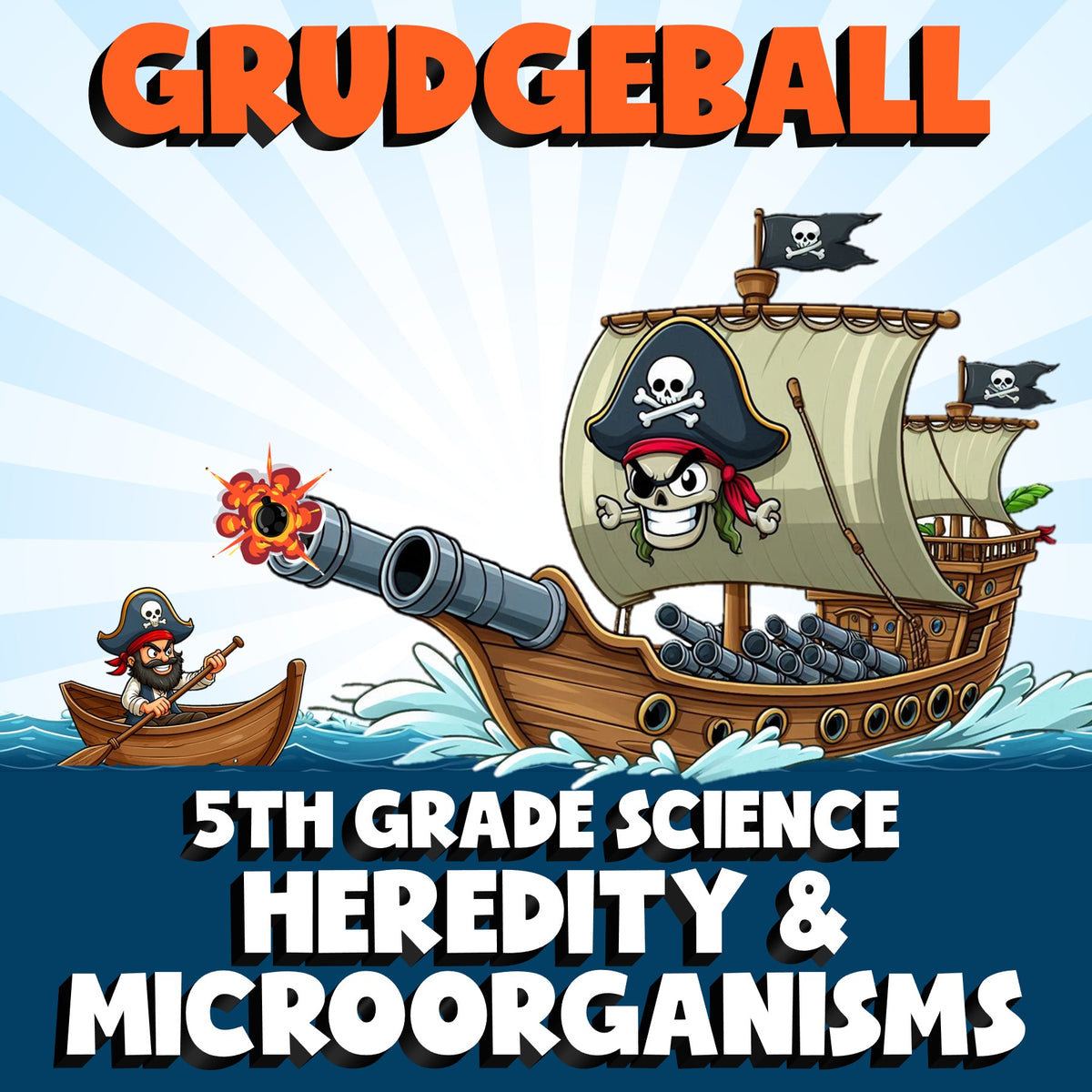 Heredity & Microorganisms GRUDGEBALL Science Game - No Prep Grade 5 Review