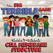 Cell Membrane Structure BIG TERRIBLE GAME - No Prep Grade 7 Science Review
