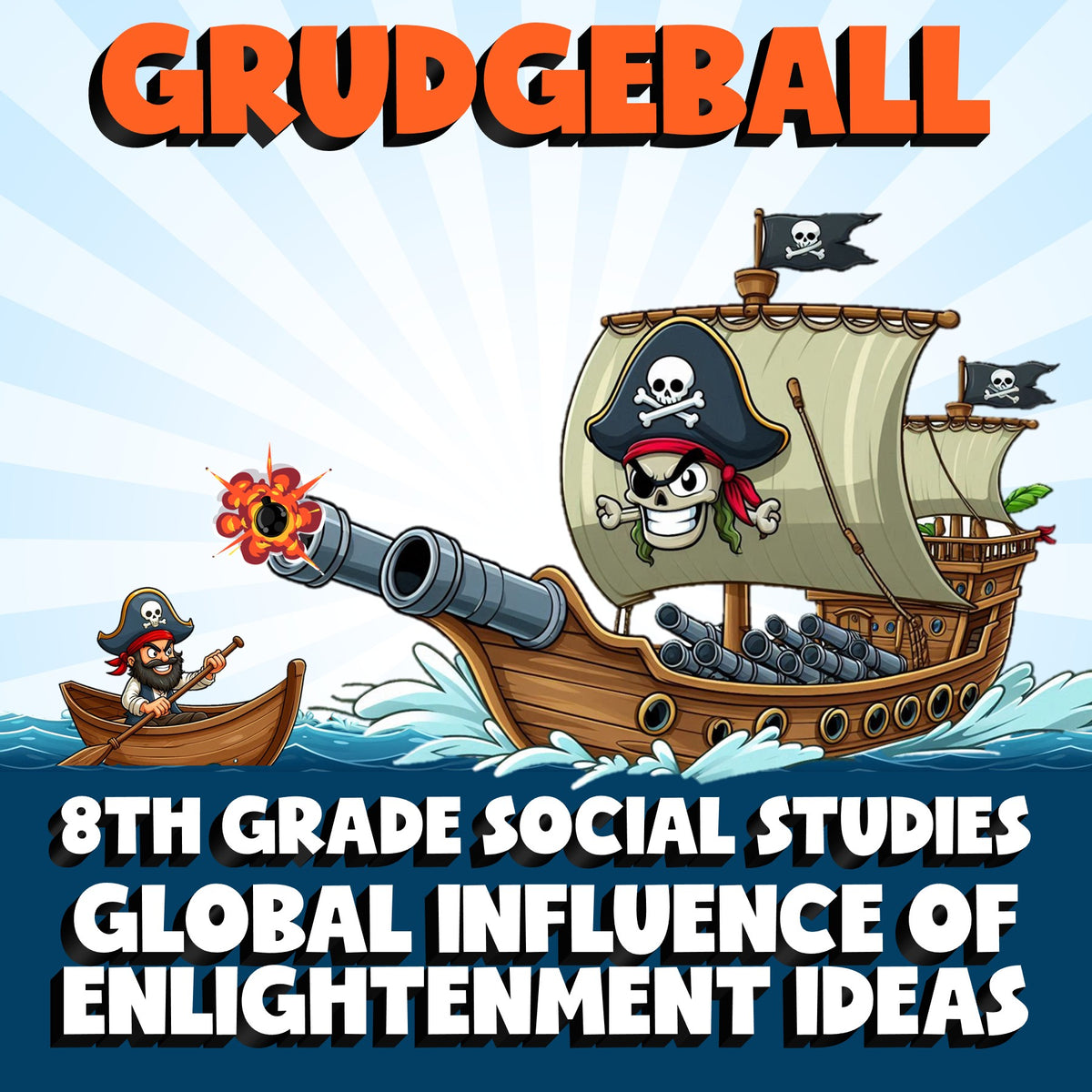 Global Influence of Enlightenment Ideas GRUDGEBALL Socials Game - Grade 8