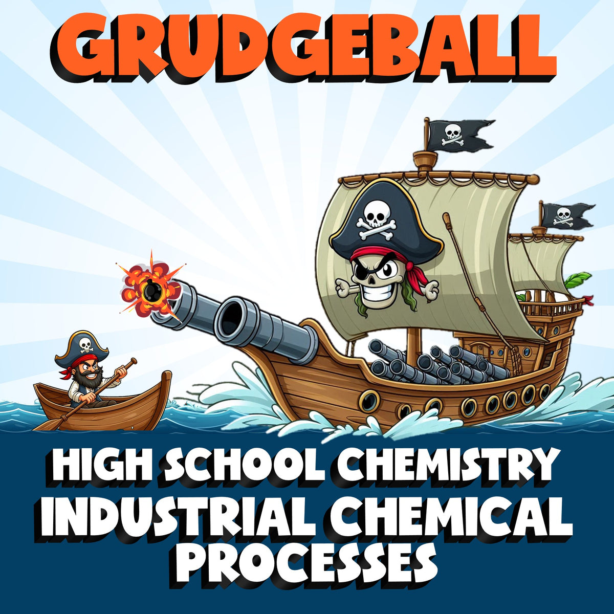 Industrial Chemical Processes GRUDGEBALL Science Game - No Prep Chemistry Review