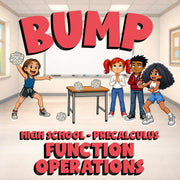 Function Operations BUMP Math Game - No Prep PreCalculus Review Activity