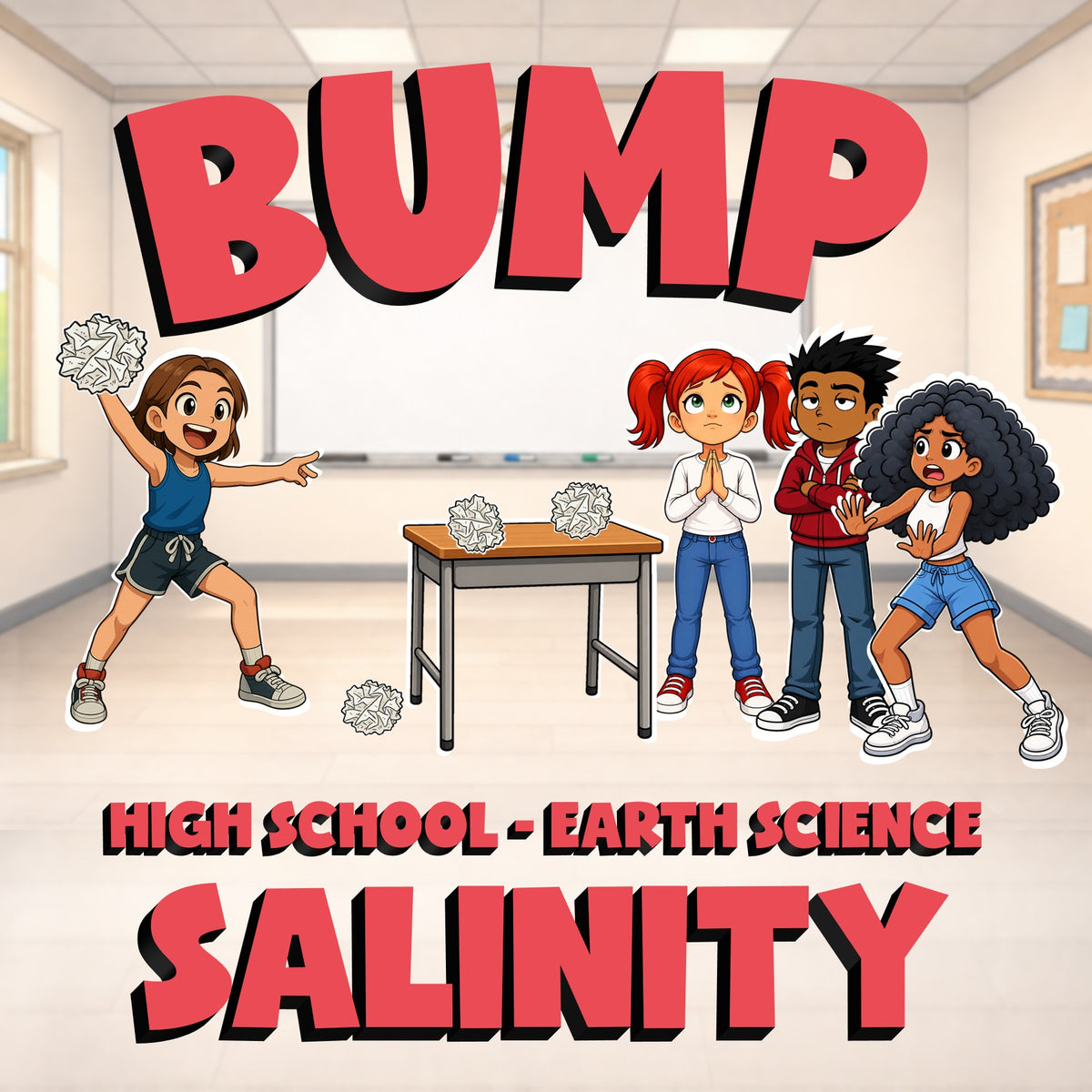 Salinity BUMP Game - No Prep Earth Science Review Activity