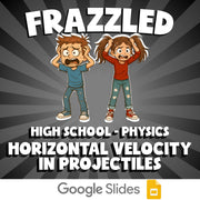 Horizontal Velocity in Projectiles FRAZZLED Science Game - No Prep Physics