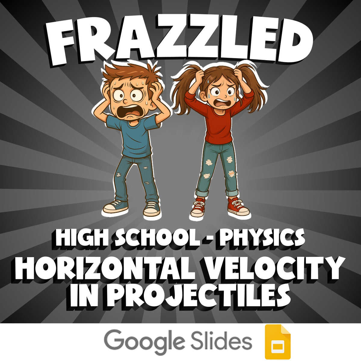 Horizontal Velocity in Projectiles FRAZZLED Science Game - No Prep Physics