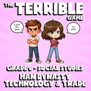 Han Dynasty Technology & Trade THE TERRIBLE GAME - Grade 6 Socials Review
