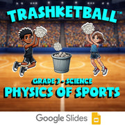 Physics of Sports TRASHKETBALL Science Game - No Prep Grade 3 Review Activity