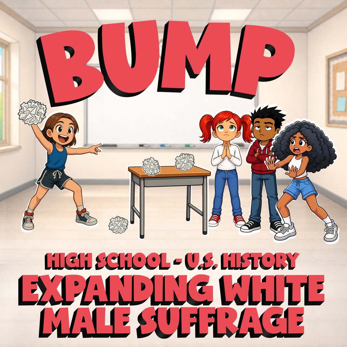 Expanding White Male Suffrage BUMP U.S. History Game - No Prep Review Activity