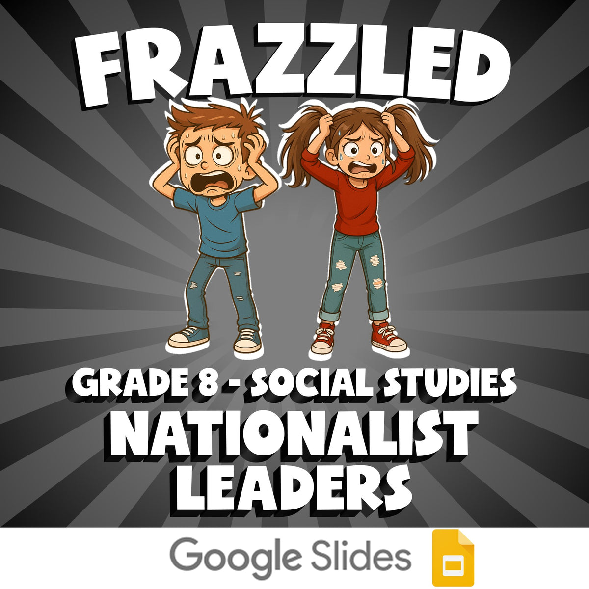 Nationalist Leaders FRAZZLED Socials Game - No Prep Grade 8 Review Activity