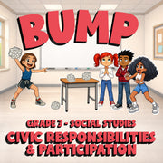 Civic Responsibilities & Participation BUMP Socials Game - No Prep Grade 3