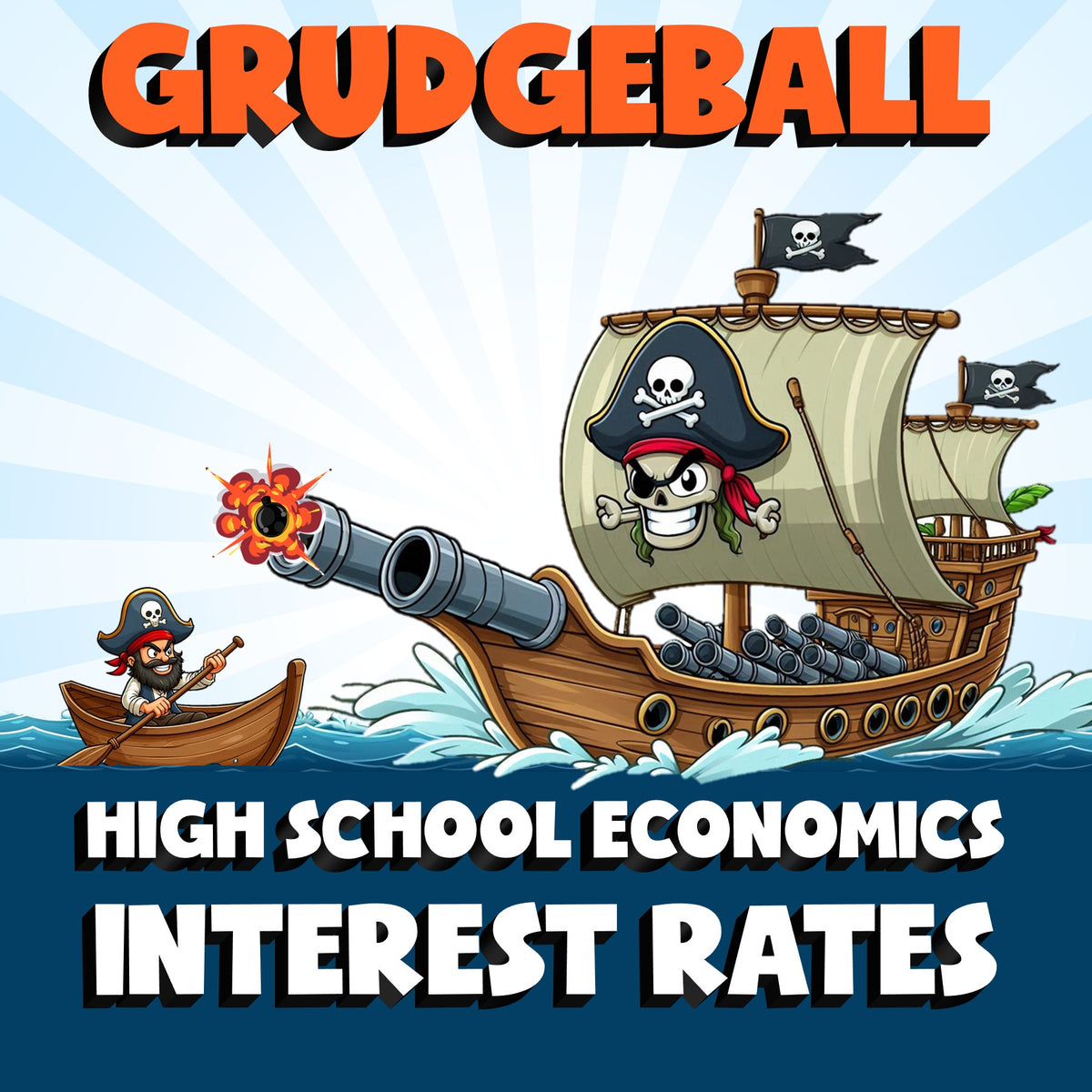 Interest Rates GRUDGEBALL Economics Game - No Prep Review Activity