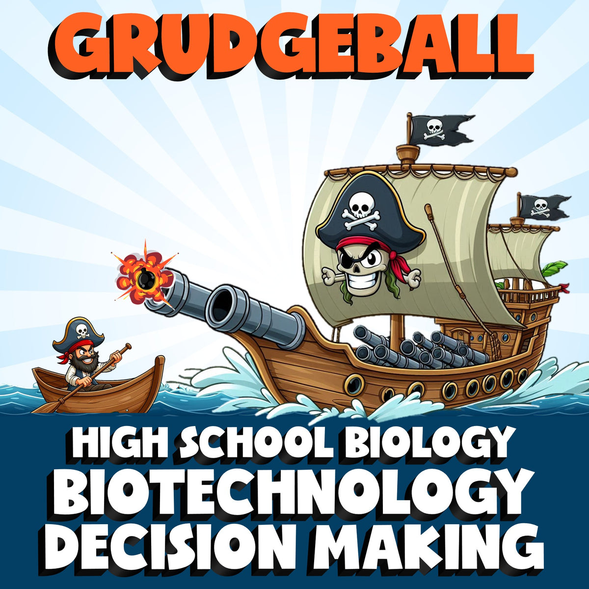 Biotechnology Decision Making GRUDGEBALL Science Game - No Prep Biology Review