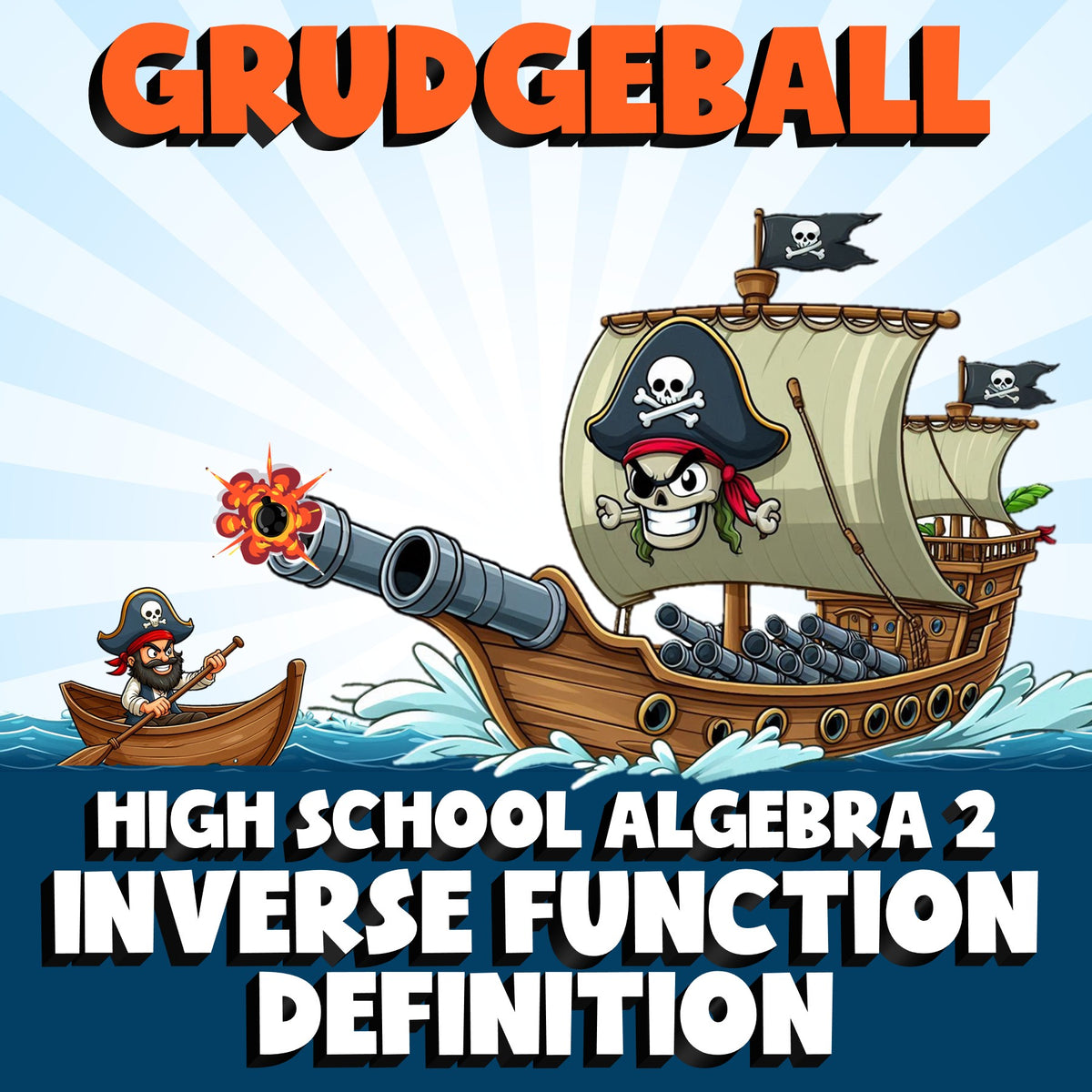 Inverse Function Definition GRUDGEBALL Math Game - No Prep Algebra 2 Review