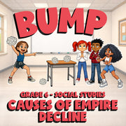 Causes of Empire Decline BUMP Socials Game - No Prep Grade 6 Review Activity